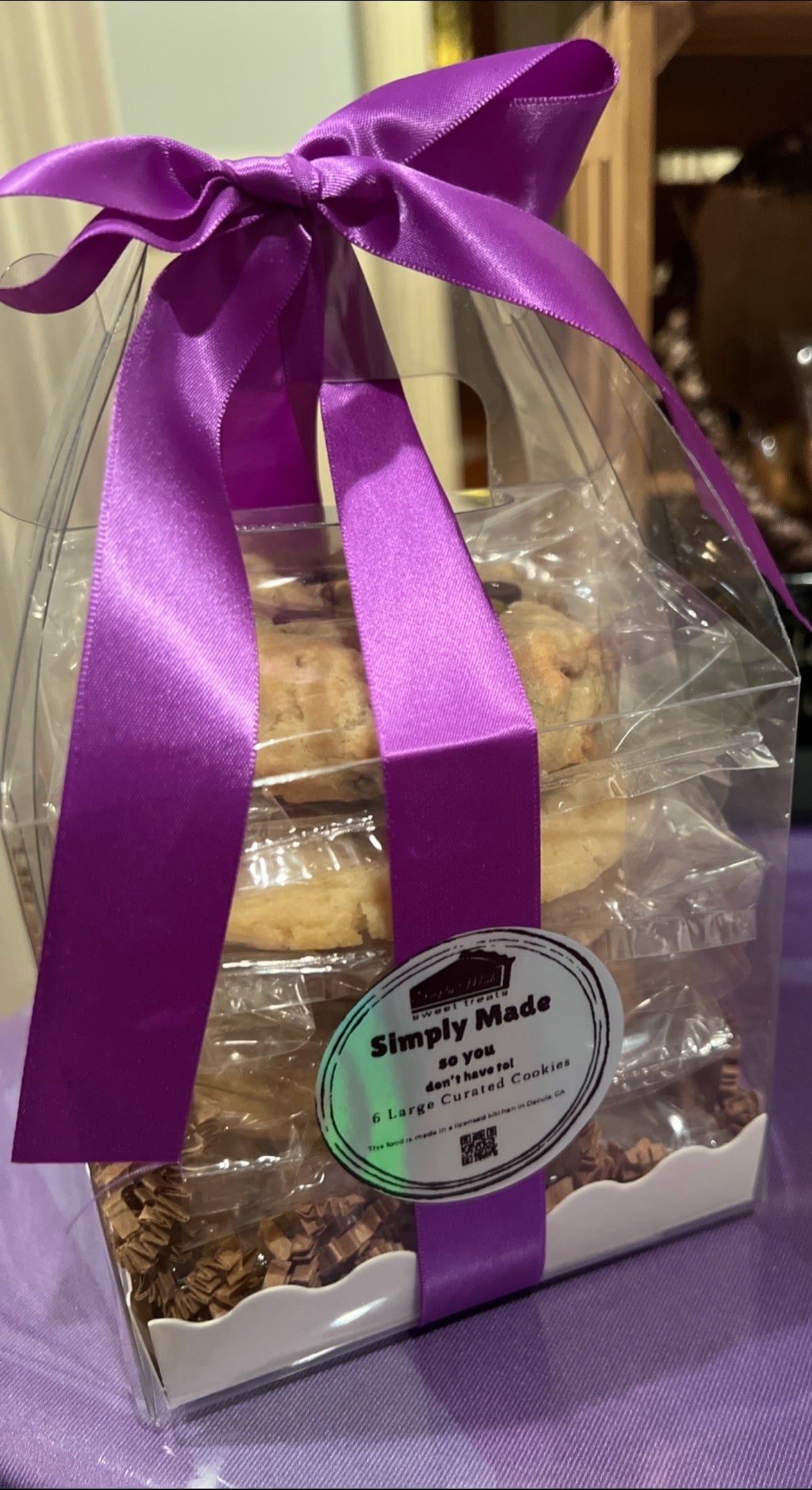 1/2 dozen Large Bakers Curated Cookie Gift Box